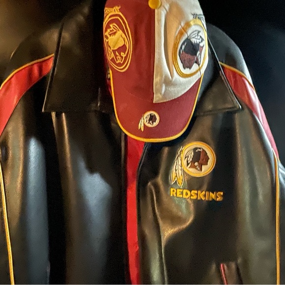 Redskins hat and leather jacket - Picture 1 of 9